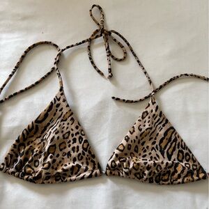 Victoria's Secret Animal Print Bikini Top